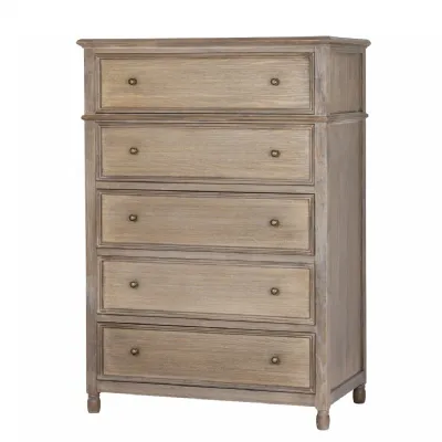 Delphine Collection Tall 5 Drawer Chest