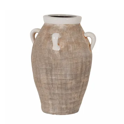 Ostra Large Ceramic Amphora Vase