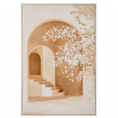 Milos Handpainted Canvas in Frame