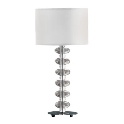 Clear Acrylic Bobble Contemporary Lamp