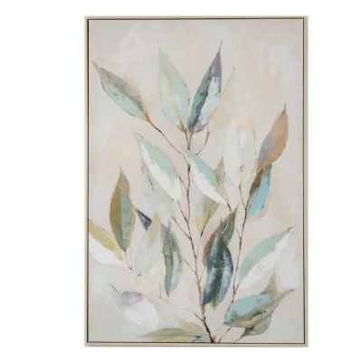 Willow Light Handpainted Canvas in Frame