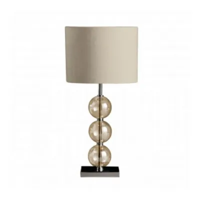 Contemporary Cream Glass Bubbles Lamp