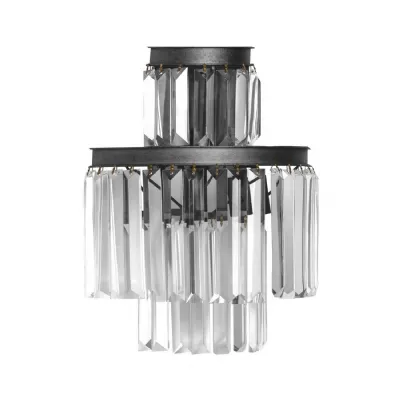 Crystal Art Deco Wall Light