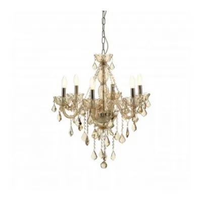 Cognac Crystal Chandelier