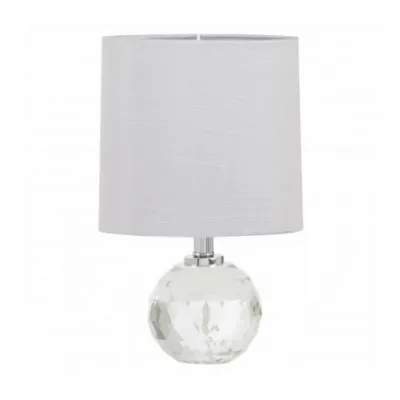 Contemporary Crystal Ball Table Lamp