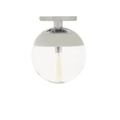 Contemporary Chrome Finish Ceiling Light