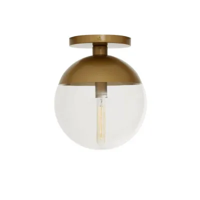 Contemporary Gold Finish Ceiling Light