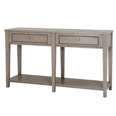 The Emile Collection 2 Drawer Large Console With Shelf