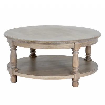 Delphine Collection Round Coffee Table
