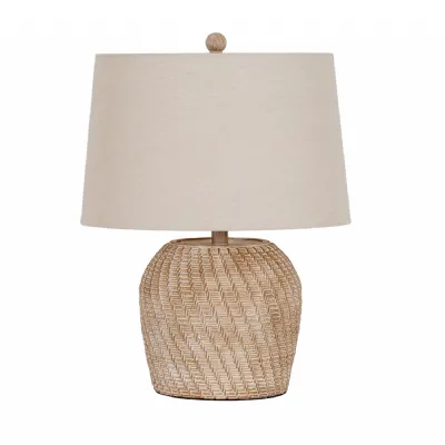Dune Table Lamp With Linen Shade