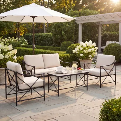 Madison Collection Outdoor 4 Seater Lounge Set
