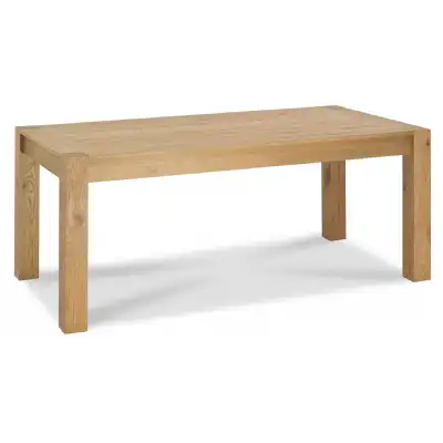 Light Oak Large Extending Dining Table