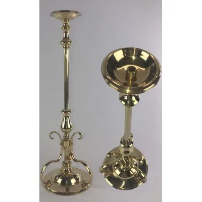 Candle Stick Brass Finish 41cm