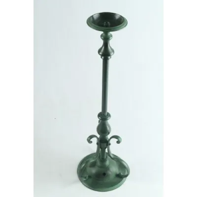 Candle Stick Green Cold Finish 41cm