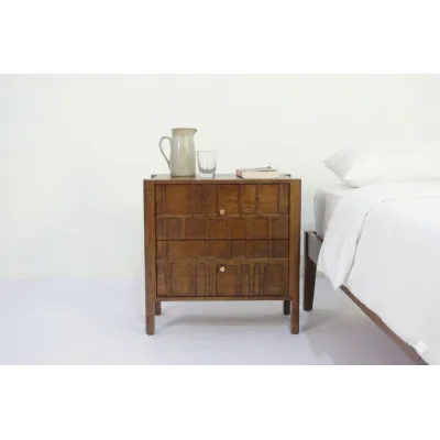 Pachar 2 Drawer Bedside