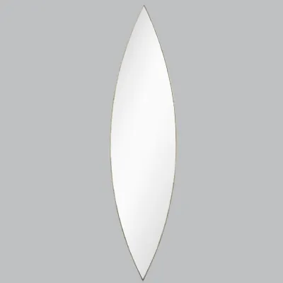 Brass Antique Full Length Long Oval Wall Mirror