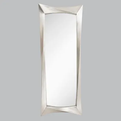 Silver Leaf Long Full Length Wall Mirror