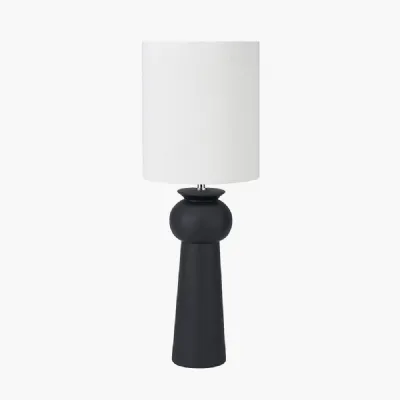 Sloane Black Contemporary Ceramic Table Lamp