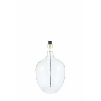 Clear Bubble Glass Table Lamp