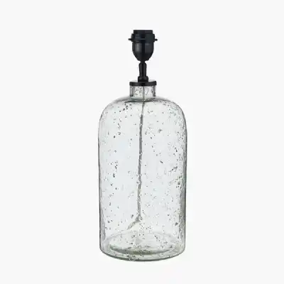 Grey Bubble Glass Table Lamp