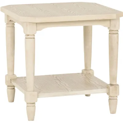 Chantilly Side Table Antique Cream