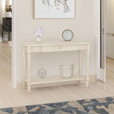 Chantilly Console Table Antique Cream