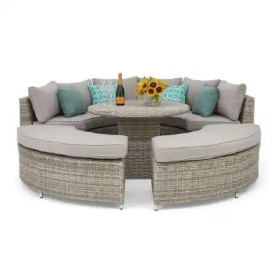 Heaven Rattan Large Modular Cosy Day Bed Set