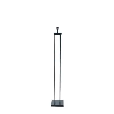 Matt Black Metal Tall Four Post Modern Floor Lamp Base