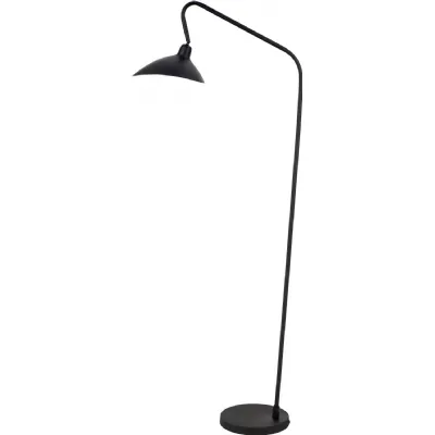 Toulon Matt Black Metal Task Floor Lamp