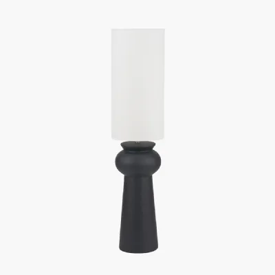 Sloane Black Contemporary Ceramic Floor Lamp
