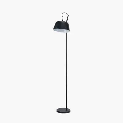 Amalie Black Metal Retro Task Floor Lamp