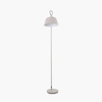 Amalie Grey Metal Retro Task Floor Lamp