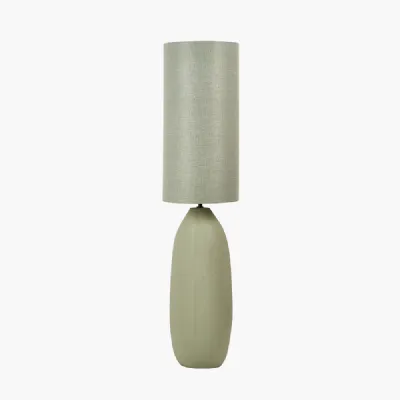 Erika Sage Vintage Textured Ceramic Floor Lamp