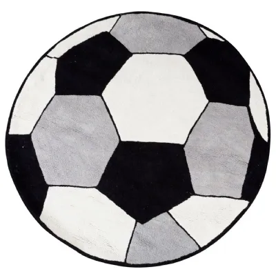 Hand Tufted Cotton Football Sports Rug