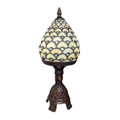 Pinecone Tiffany Table Lamp 33cm