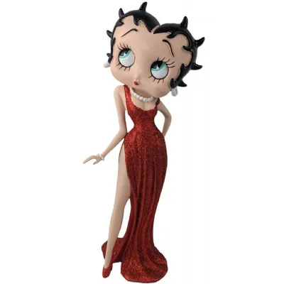 Betty Boop Evening Dress Red Glitter 36.5cm