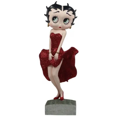 Betty Boop Posing (Red Glitter Dress) 29.5cm