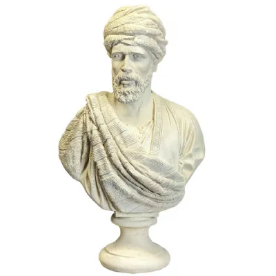 Sheikh Bust 86.5 cm Roman Stone Finish