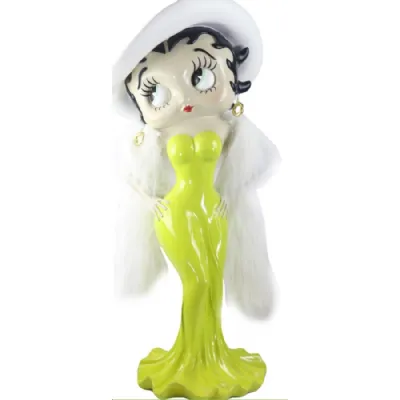 Betty Boop 3ft Madam Lime Glitter Dress