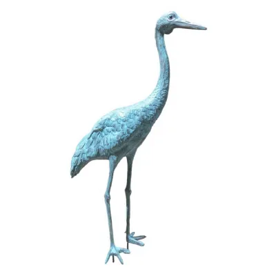 Brolga Crane Oxidised Bronze Finish 134cm