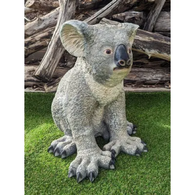 Hand Painted Outdoor Koala Statue 54cm