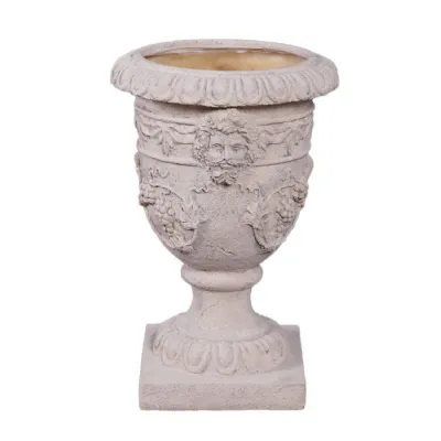 Bacchus Urn 44cm Roman Stone Finish