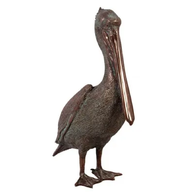 Standing Pelican Garnish Bronze Finish 86cm