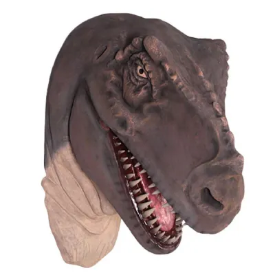 T Rex Jumbo Head Wall Art Faux Taxidermy 109cm