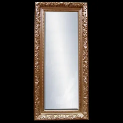 Antique Gold Wooden Frame with Bevel Mirror 175cm