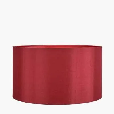 Zara 45cm Mulberry Silk Lined Cylinder Shade
