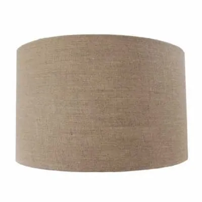 45cm Natural Linen Cylinder Shade