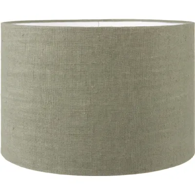 Edward 50cm Pistachio Green Linen Cylinder Shade