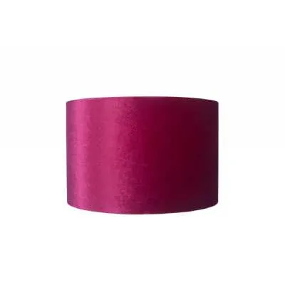 45cm Raspberry Velvet Cylinder Shade