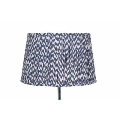 40cm Zig Zag Gathered Blue Empire Shade